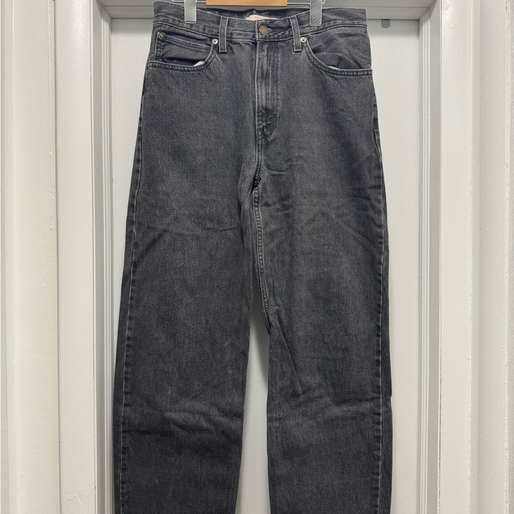 Women’s Levi’s Black Washed Baggy Dad Jeans